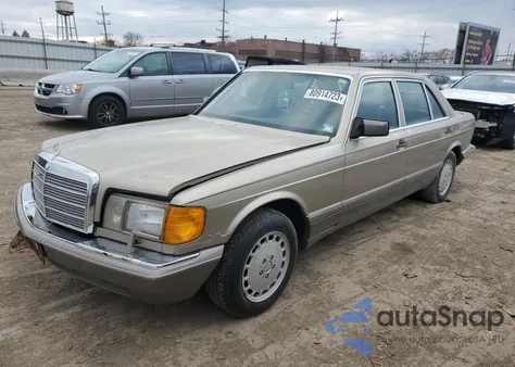 1986 Mercedes-Benz 420 Sel из США, поврежденный, VIN WDBCA35D2GA246302